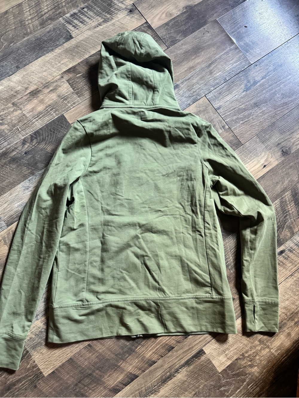 Pact Olive Green Full-Zip Women's Hoodie - Picture 7 of 9
